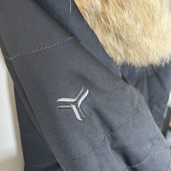 FERA Ski Parka Jacket black sz 16 thermolite insulation rhinestone trim - Picture 2 of 13